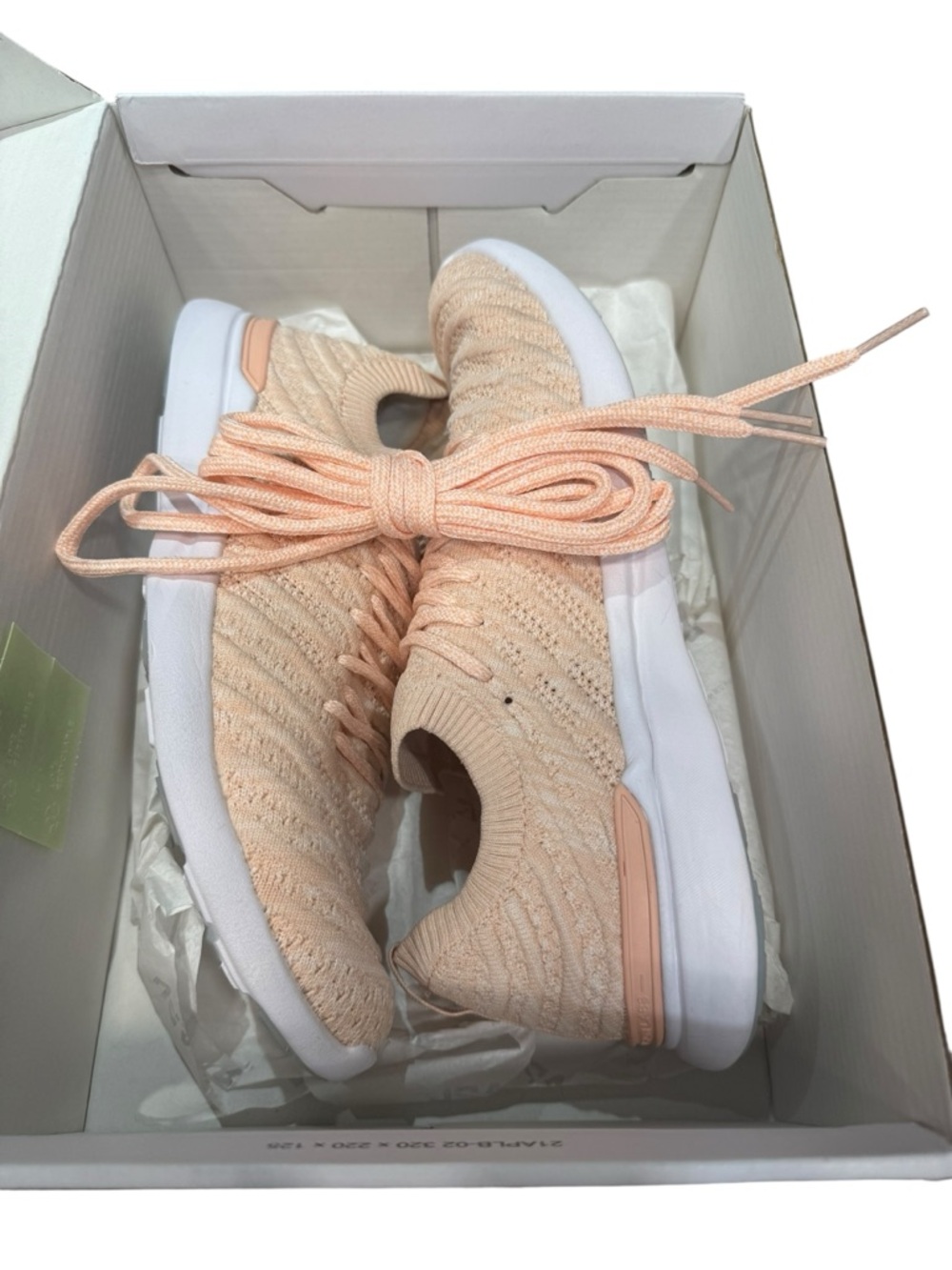 APL TechLoom wave Knit Sneaker — Light Blush Pink Melange